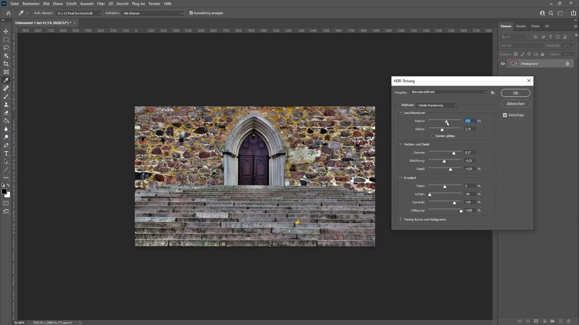 HDR toning for impressive images in Photoshop