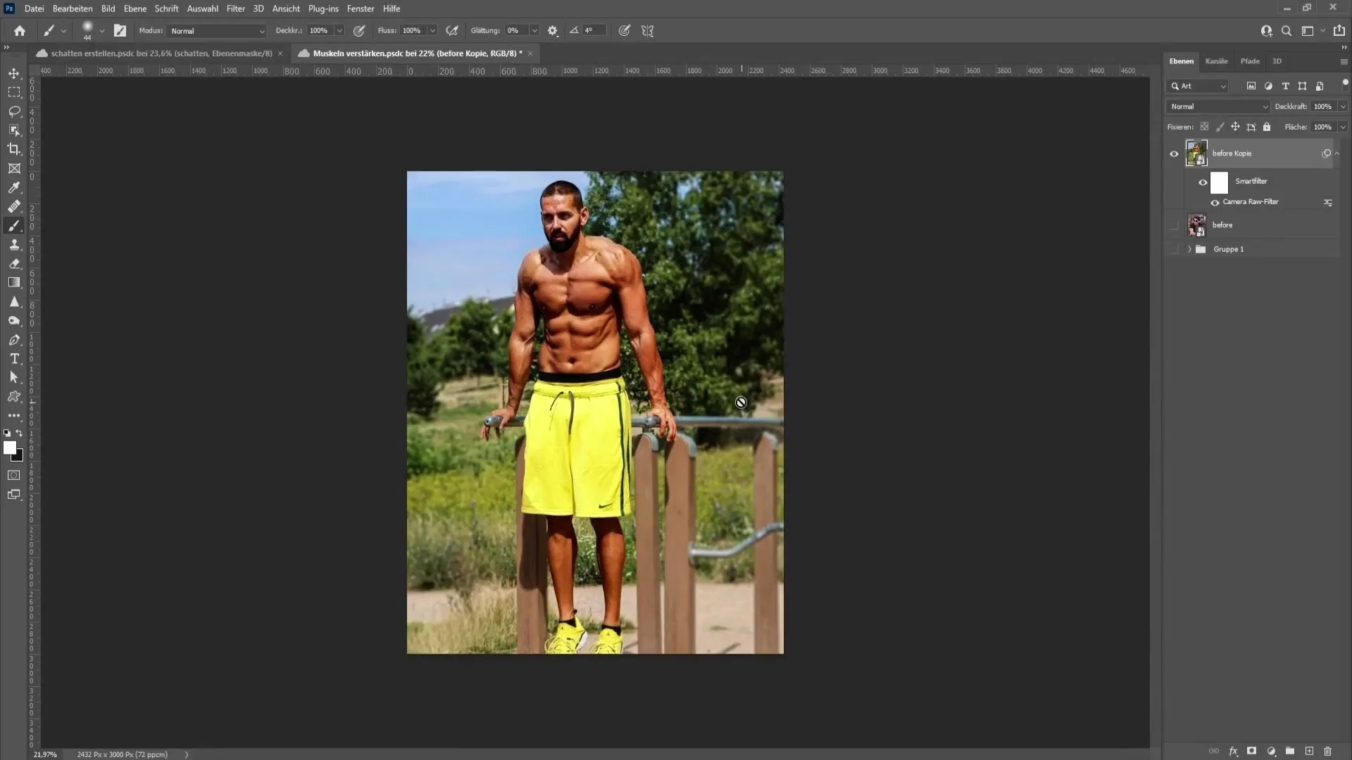 Muscles in Photoshop : Techniques efficaces pour des résultats impressionnants