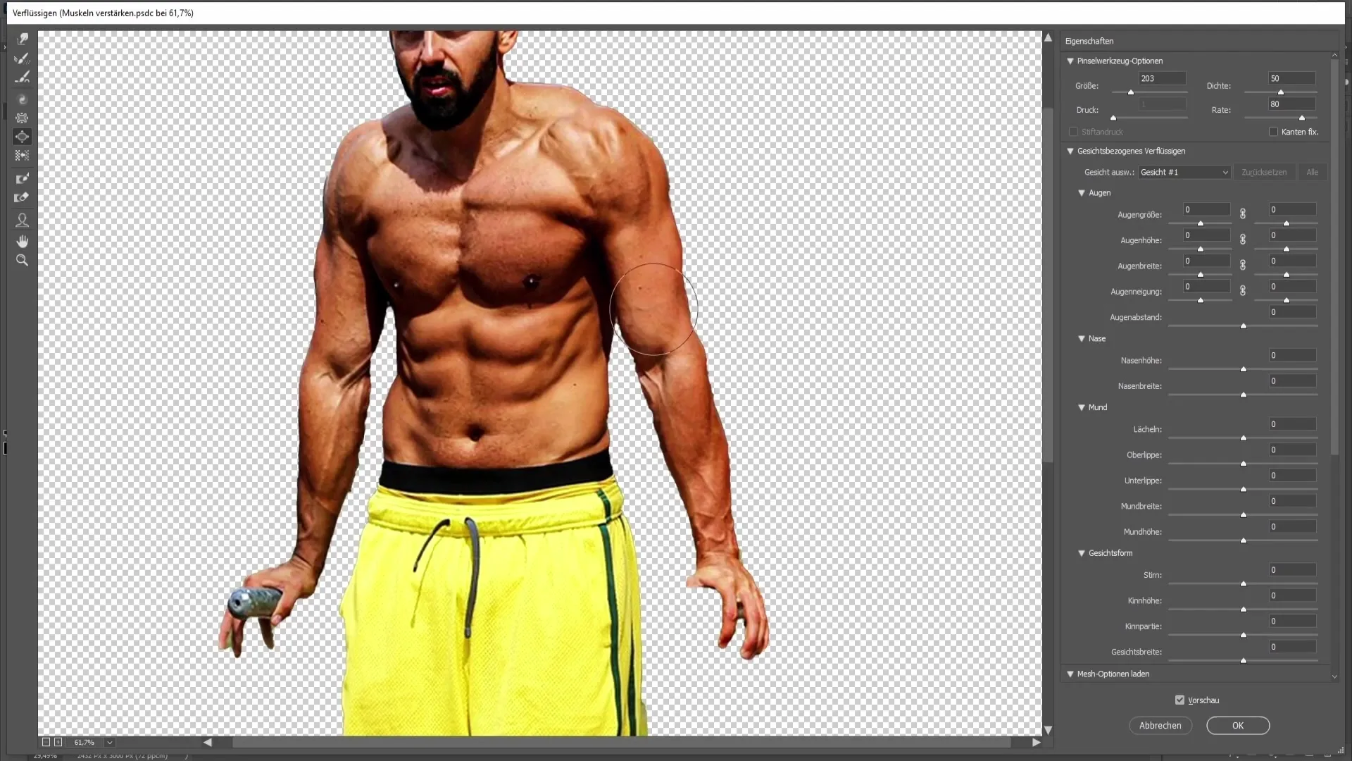 Muscles in Photoshop: techniques efficaces pour des résultats impressionnants