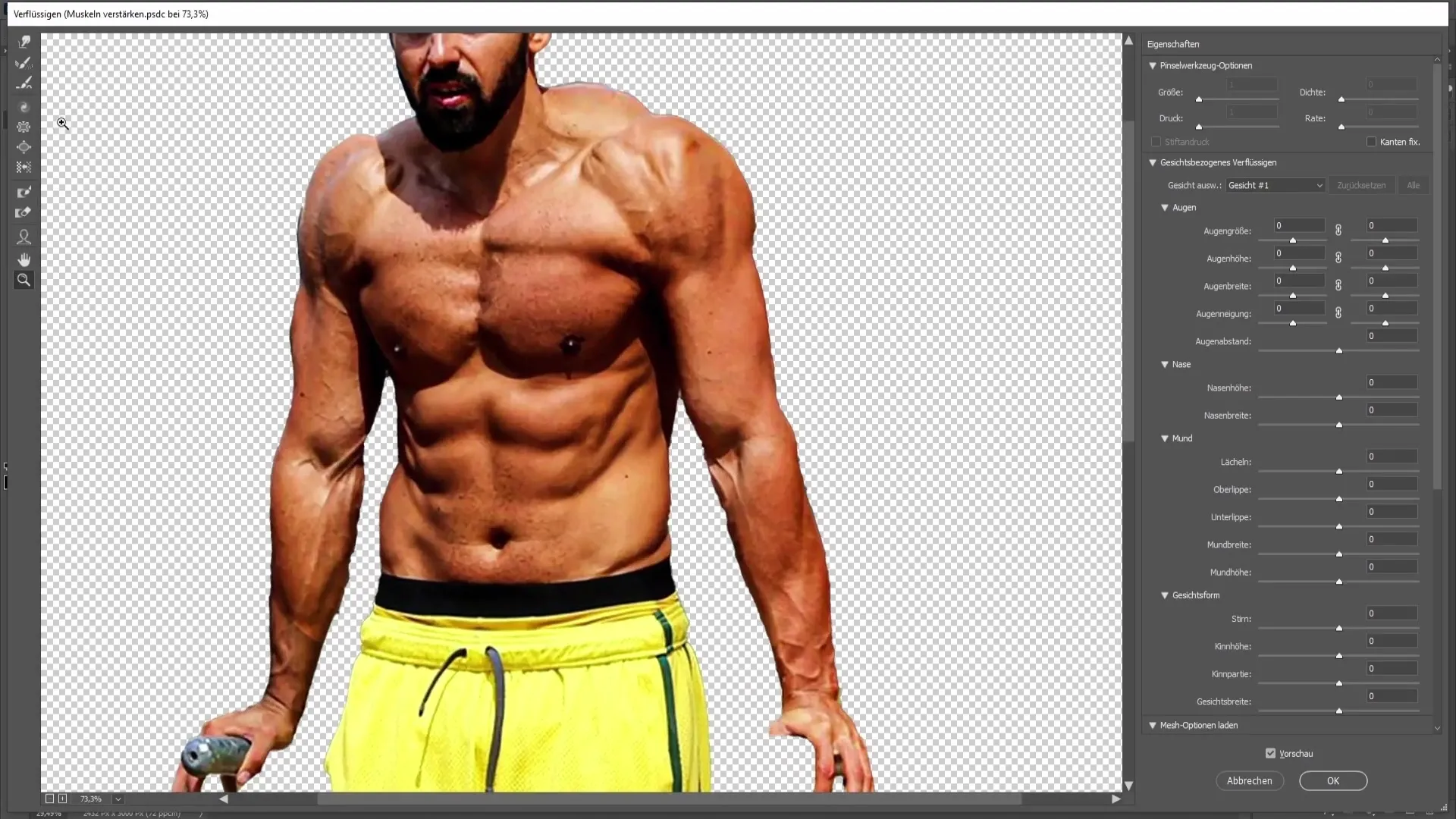 Muscles in Photoshop: Effective techniques for impressive results