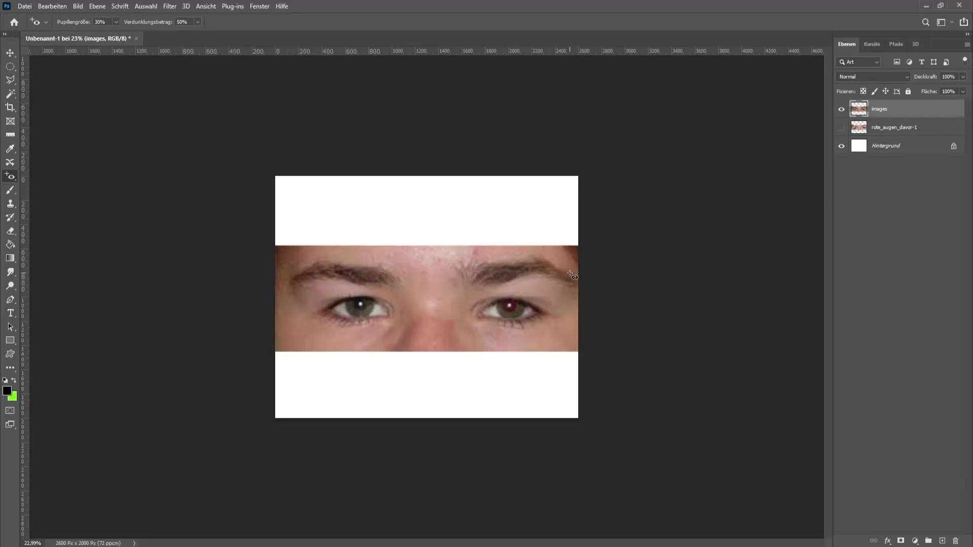 Supprimer les yeux rouges dans Photoshop - C'est aussi simple que ça 