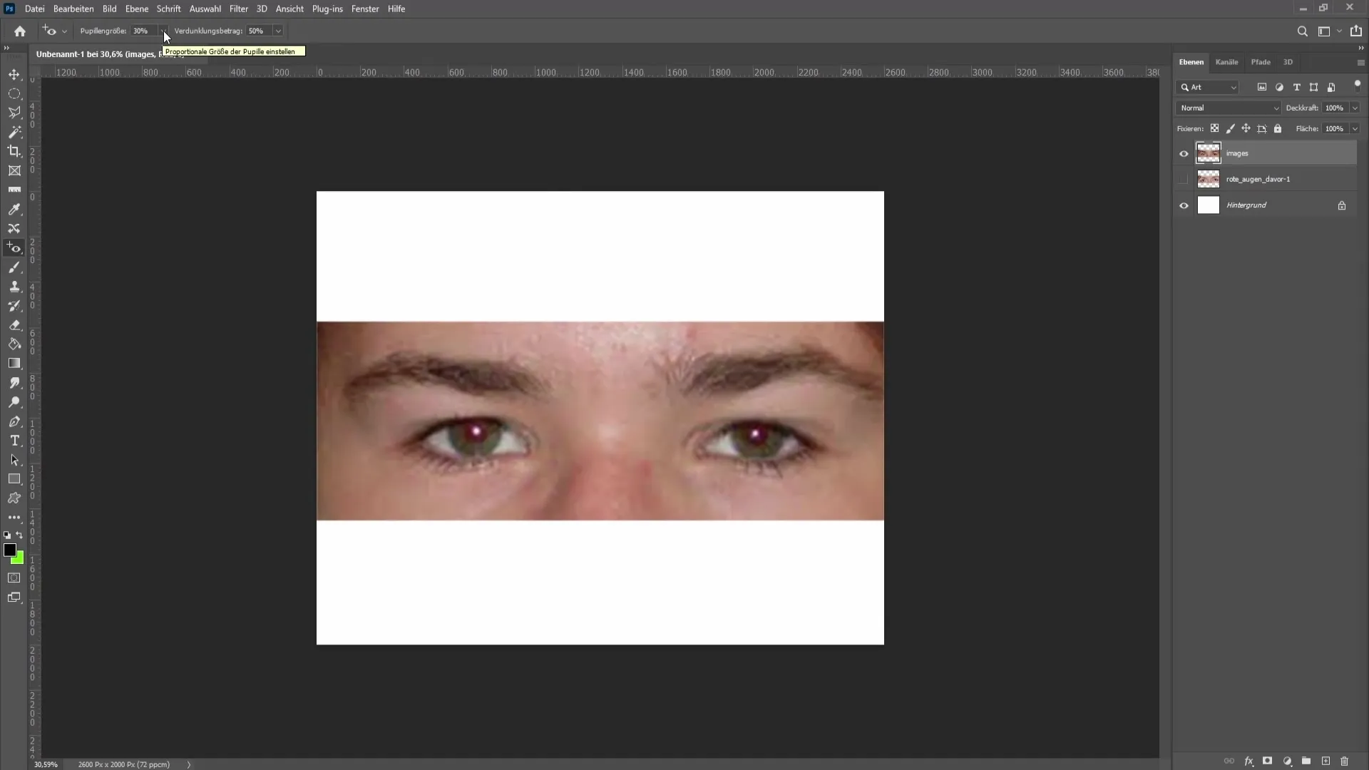 Retirer les yeux rouges sur Photoshop - C'est aussi simple que cela