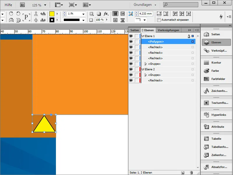 Skapa affisch i Adobe InDesign - Del 2: Bandeffekt