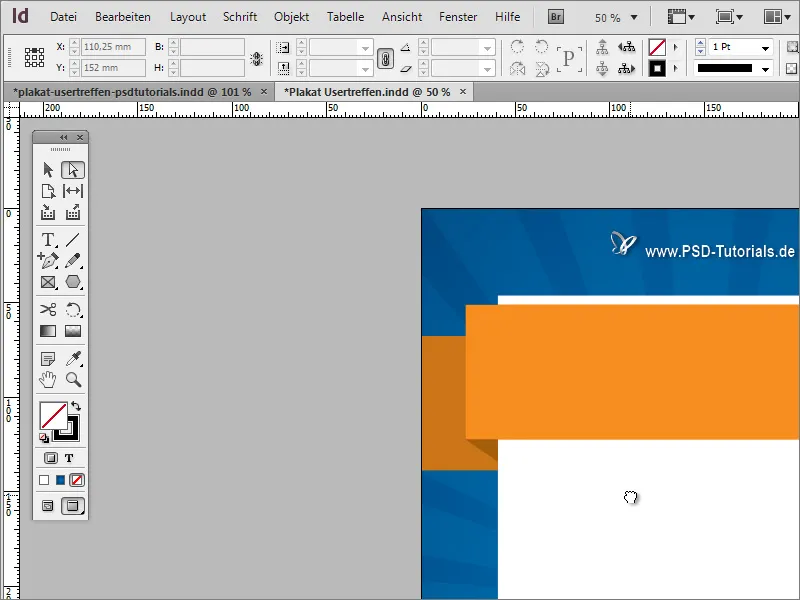 Creazione di un manifesto in Adobe InDesign - Parte 2: Effetto nastro