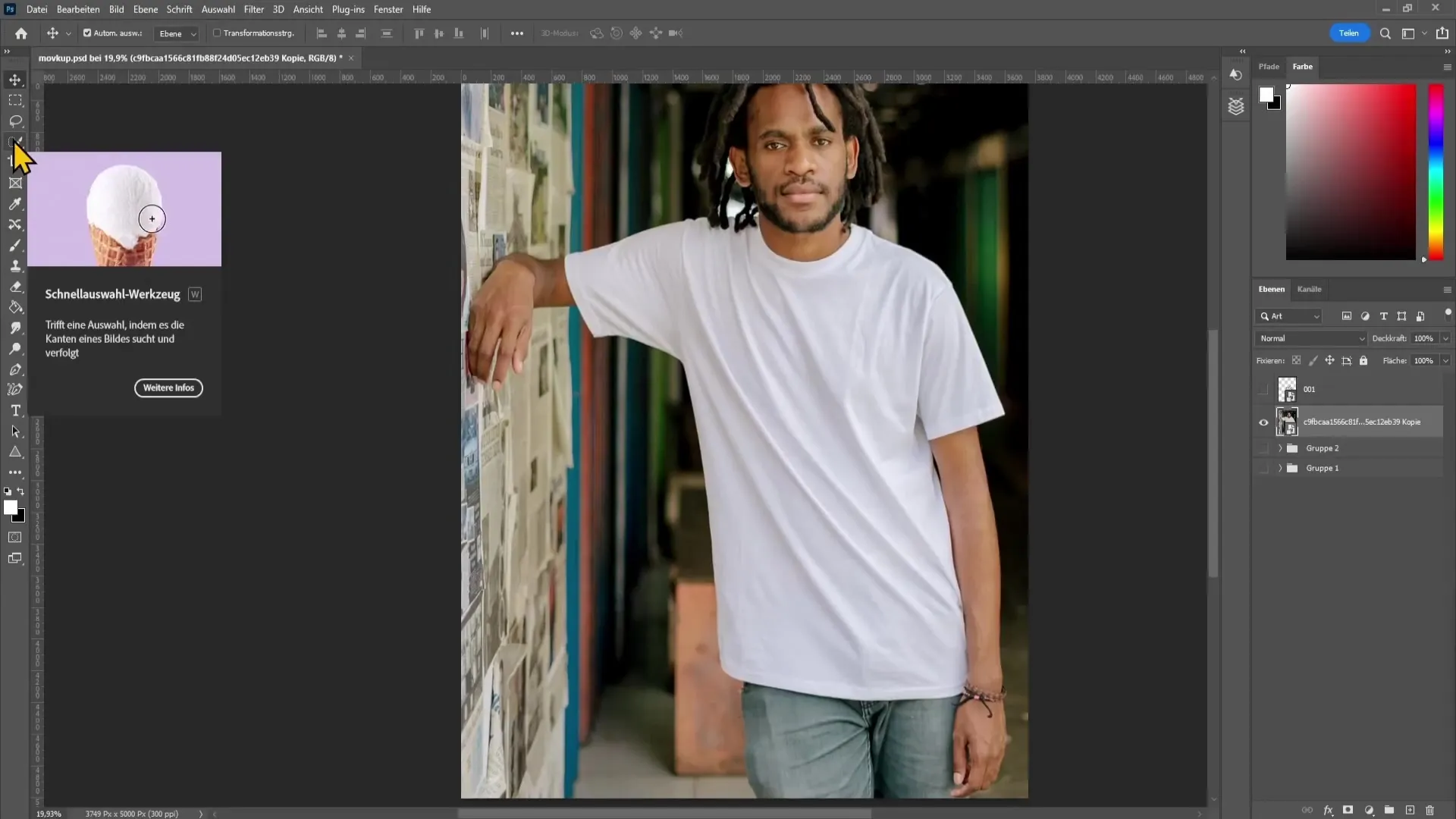 Creating a T-shirt mockup with Photoshop - A comprehensive guide