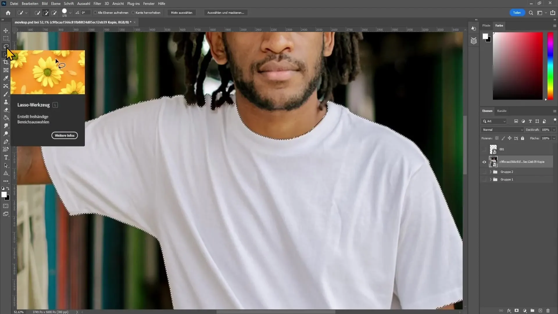 Creating a T-shirt mockup with Photoshop - A comprehensive guide