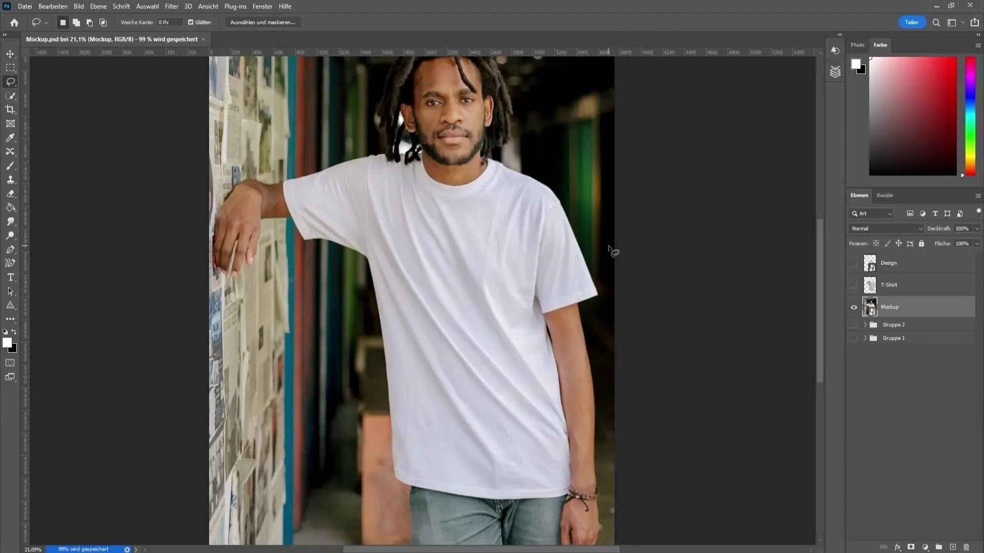 Membuat T-Shirt-Mockup dengan Photoshop - Panduan lengkap