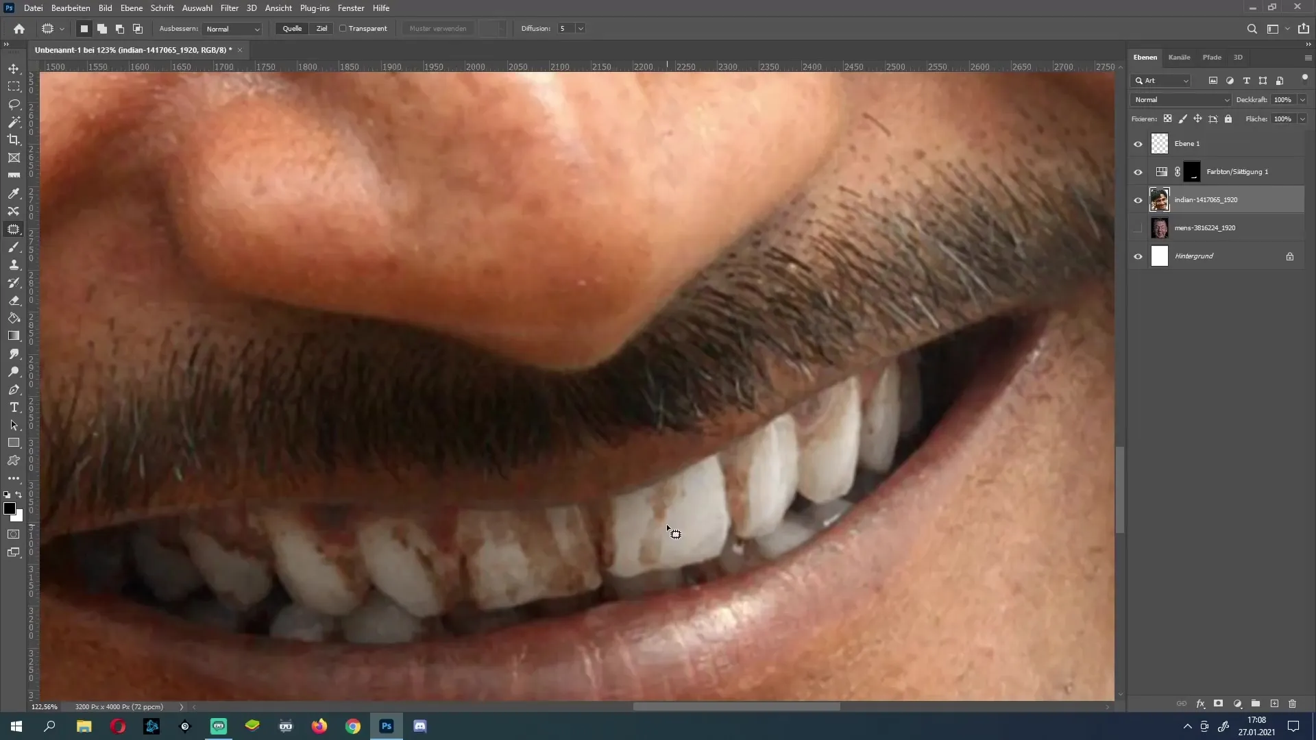 Dents parfaites : comment les rendre plus blanches dans Photoshop