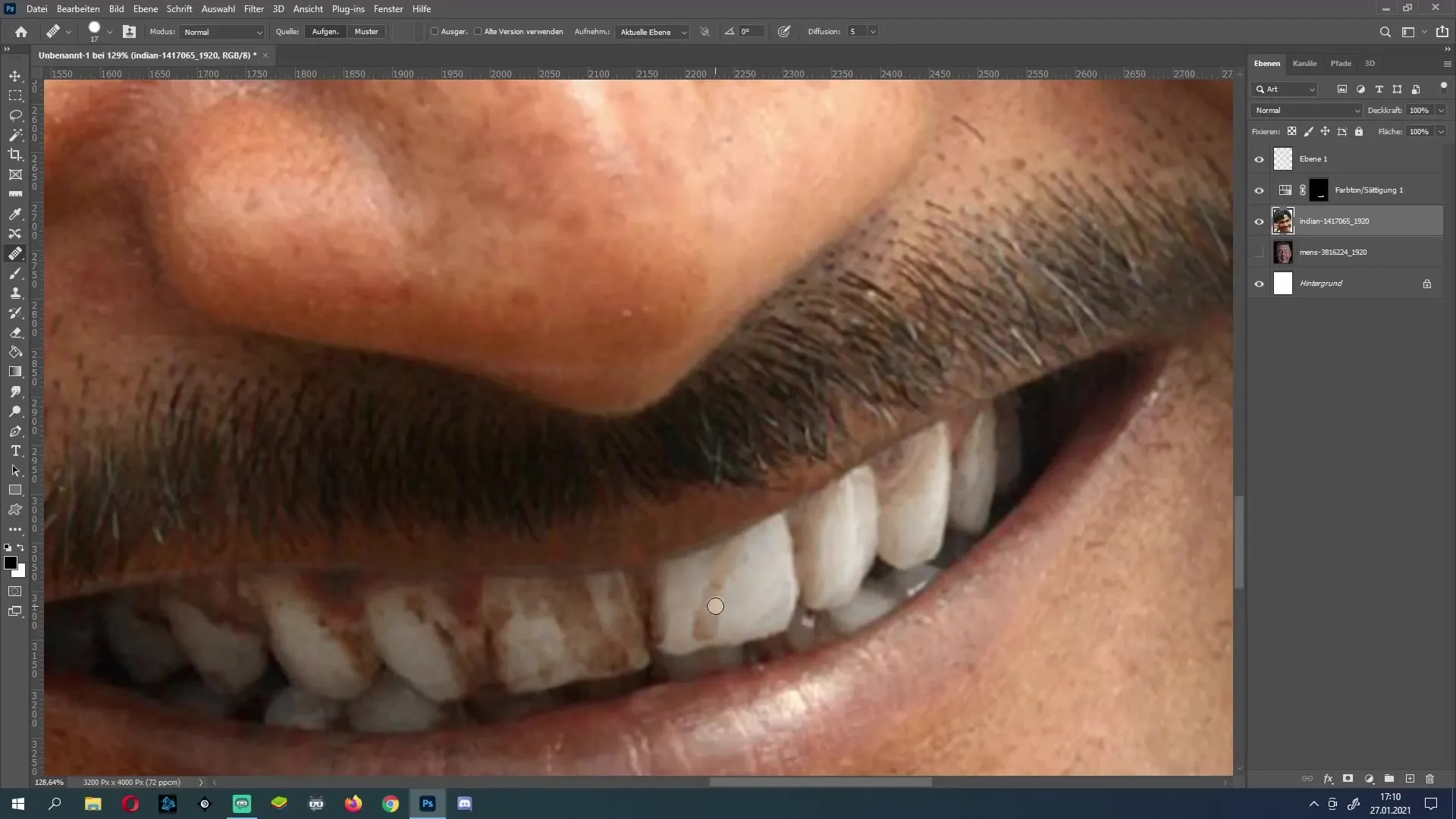 Perfect teeth: How to make them whiter in Photoshop