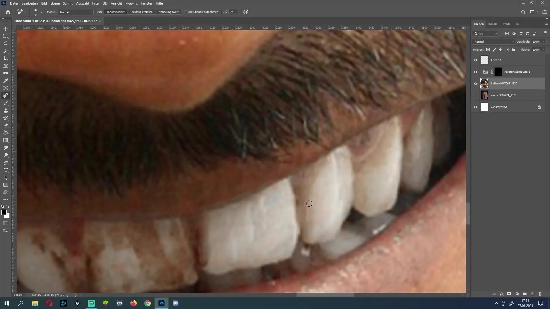 Perfect teeth: How to make them whiter in Photoshop