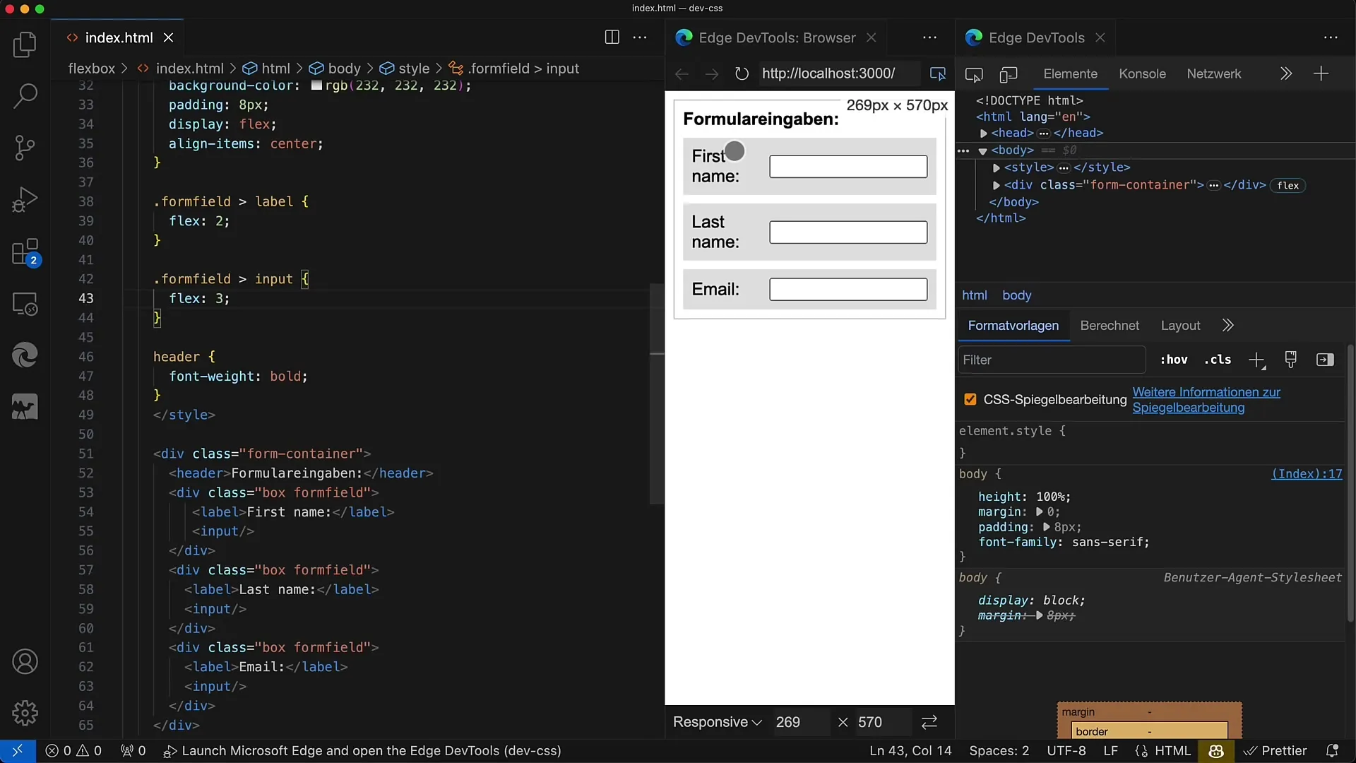 Flexbox'u etkili bir şekilde kullanmak: Form girişlerini çekici hale getirme