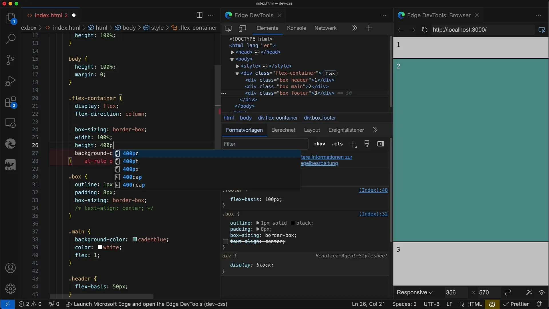 Flexible layout with Flexbox in CSS and HTML: A detailed guide