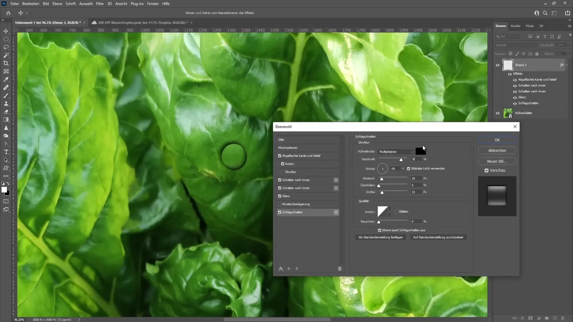 Crear gotas de agua realistas con Photoshop