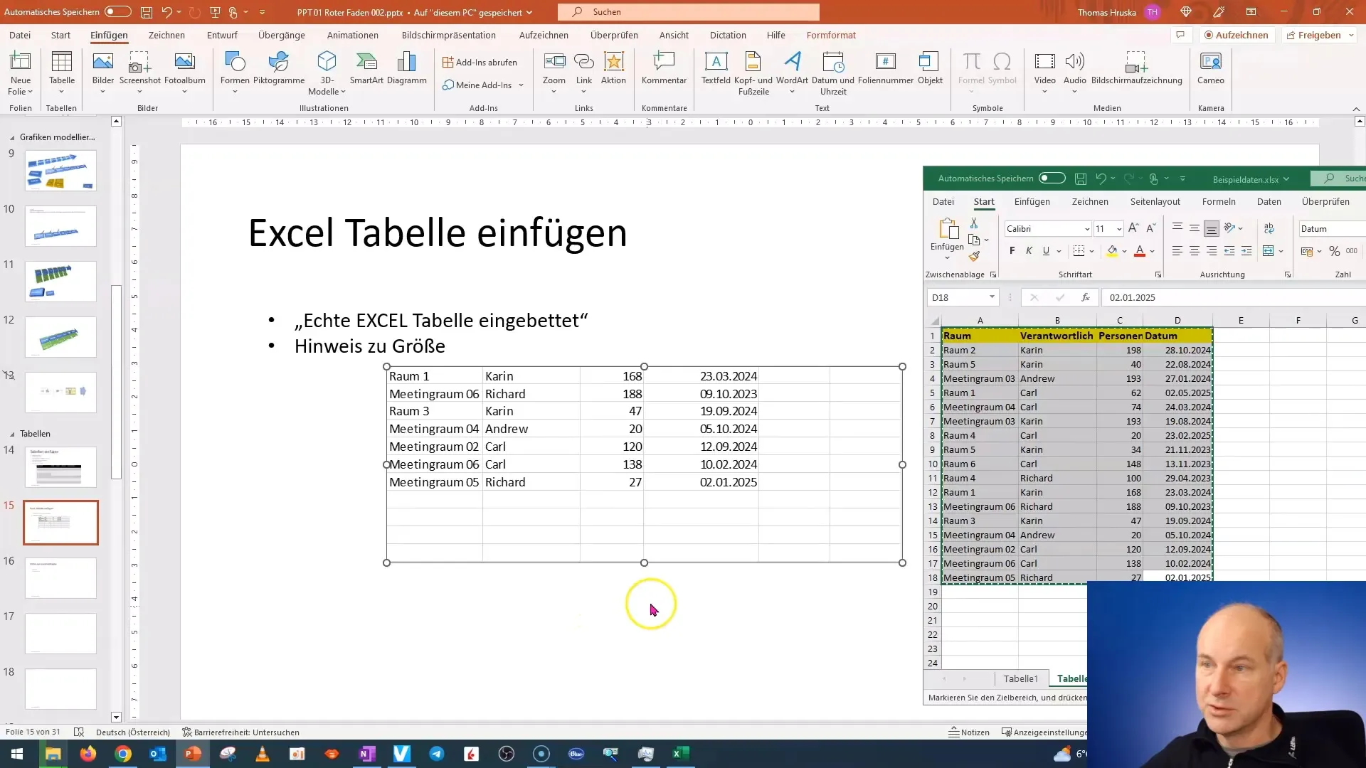 Insérer et éditer efficacement des tableaux Excel dans PowerPoint