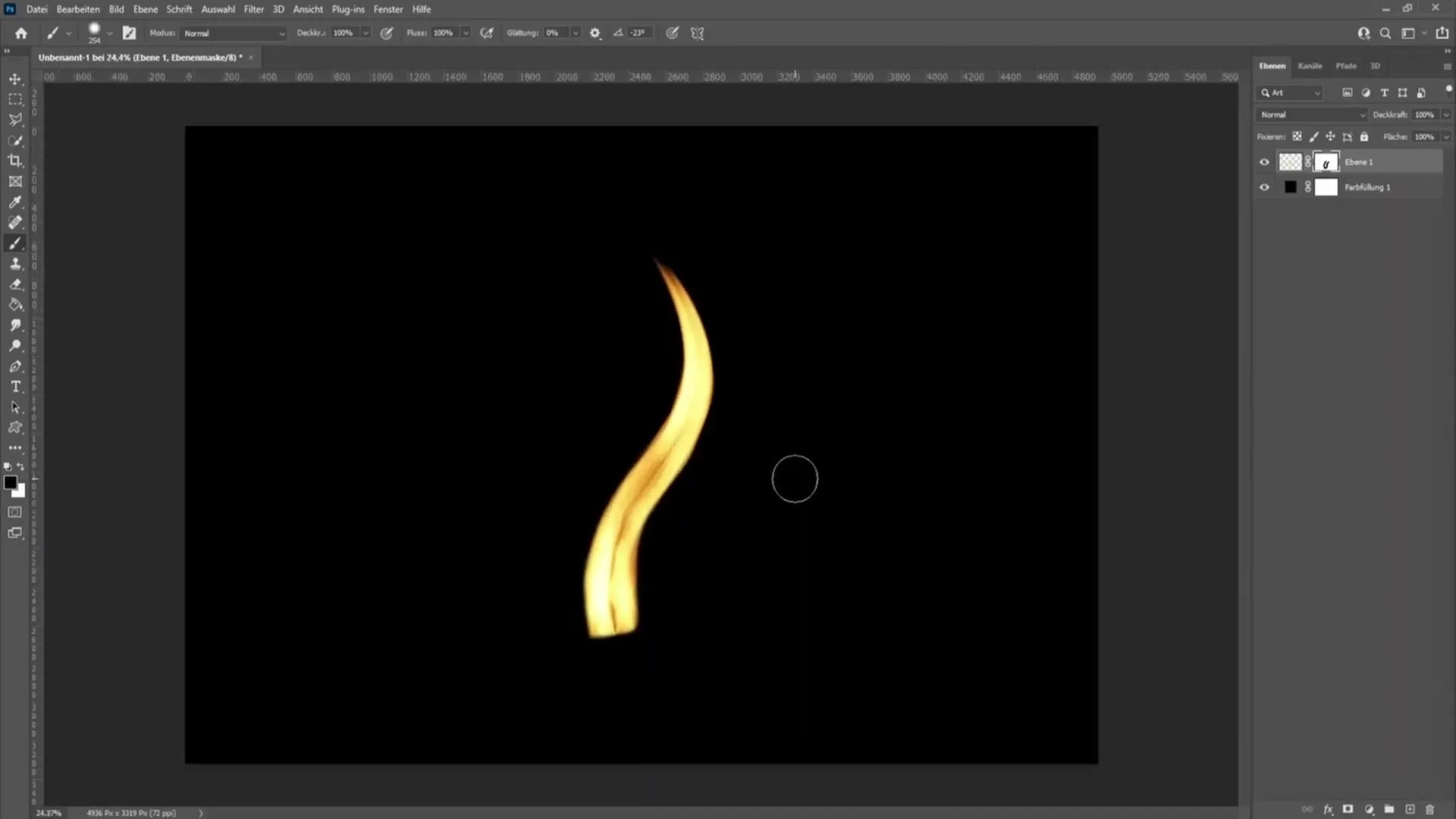 Membuat nyala lilin di Photoshop - Panduan langkah demi langkah