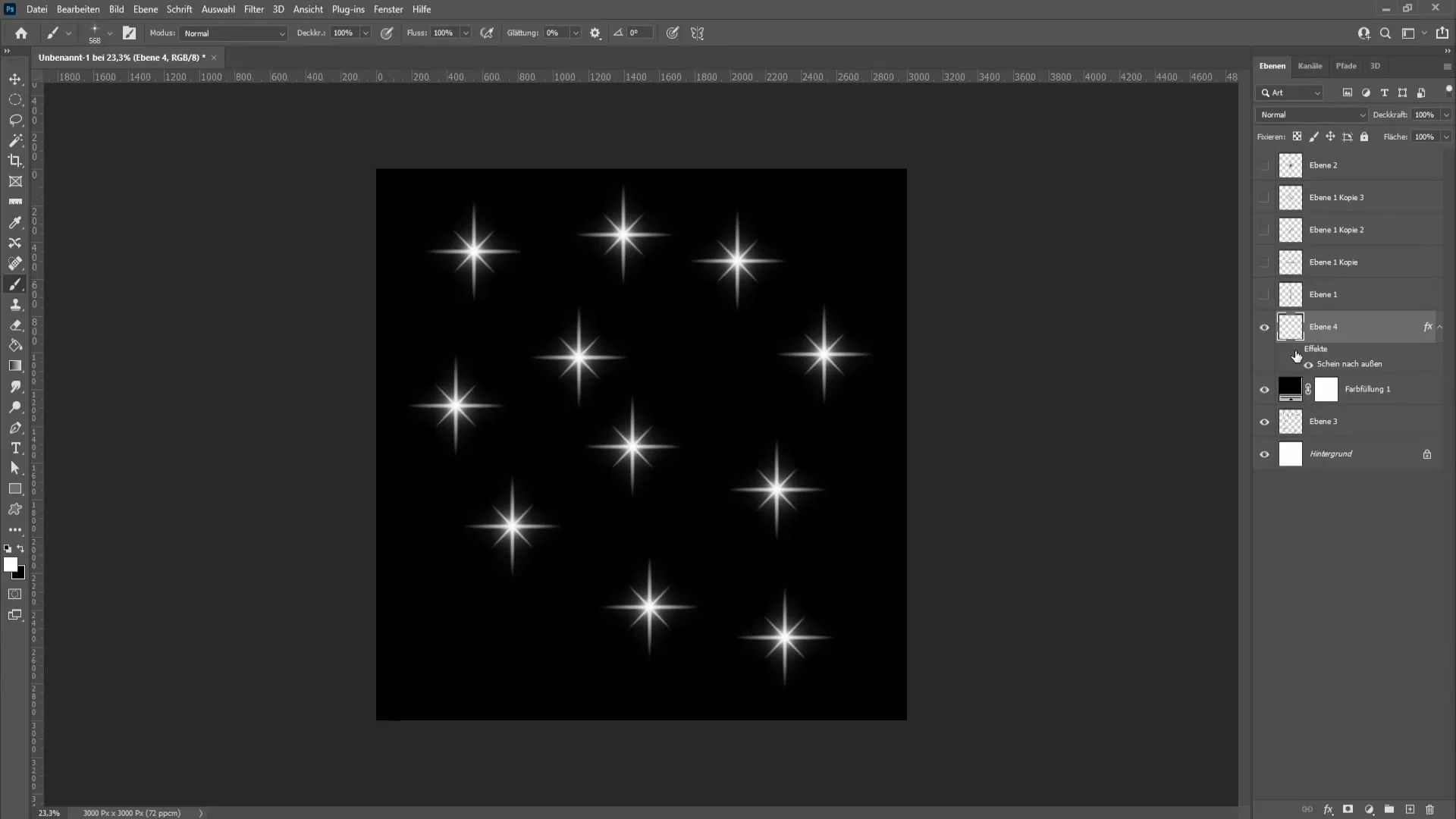 Membuat kuas sparkle realistis di Photoshop