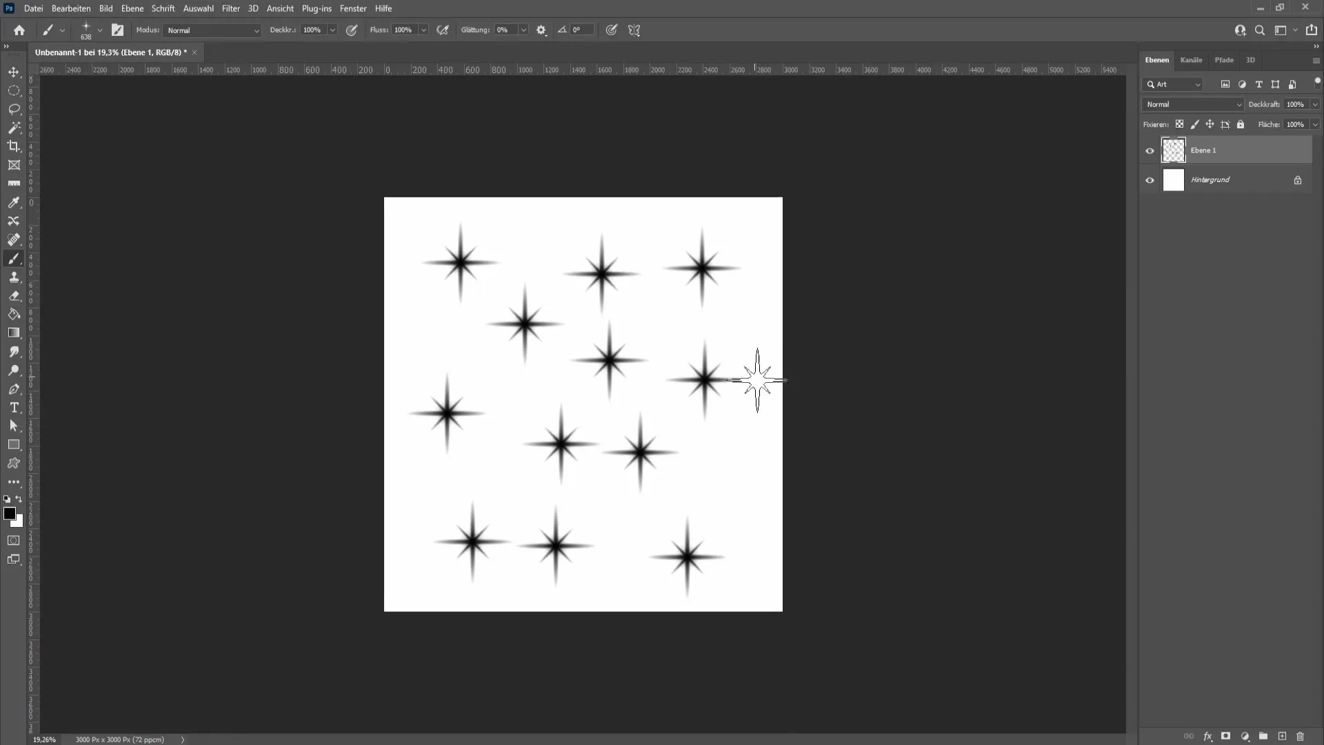 Membuat kuas sparkle realistis di Photoshop