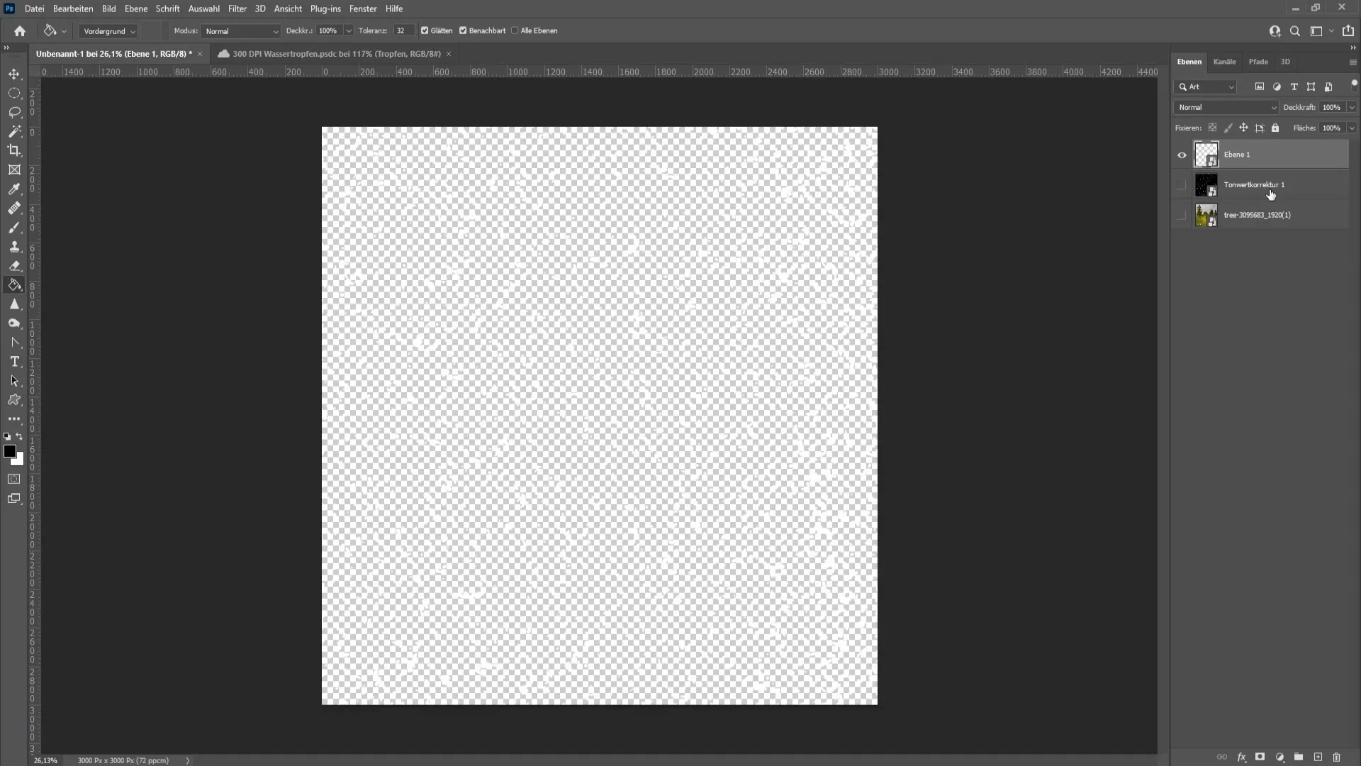 Crear gotas de agua de manera gráfica en Photoshop: una guía detallada