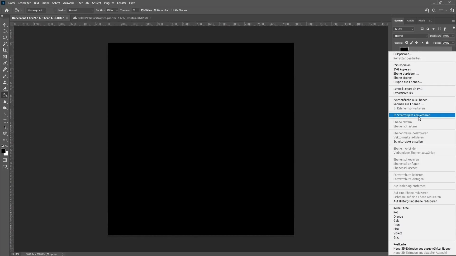 Crear gotas de agua de forma visual en Photoshop - Una guía detallada