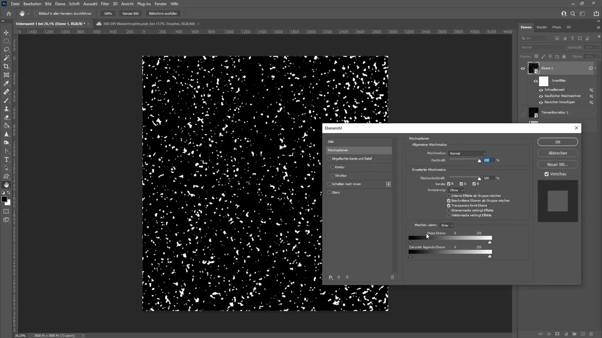 Crear gotas de agua de forma visual en Photoshop - Una guía detallada