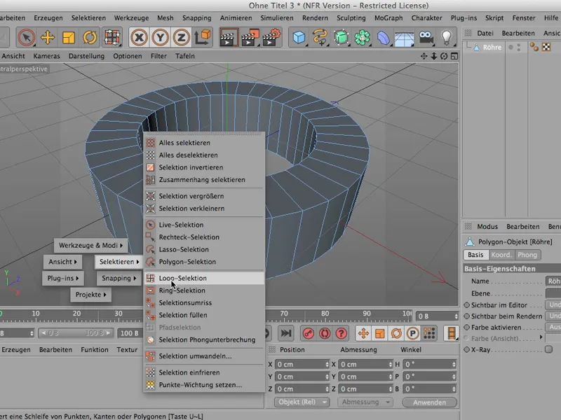 Ring or loop selection?