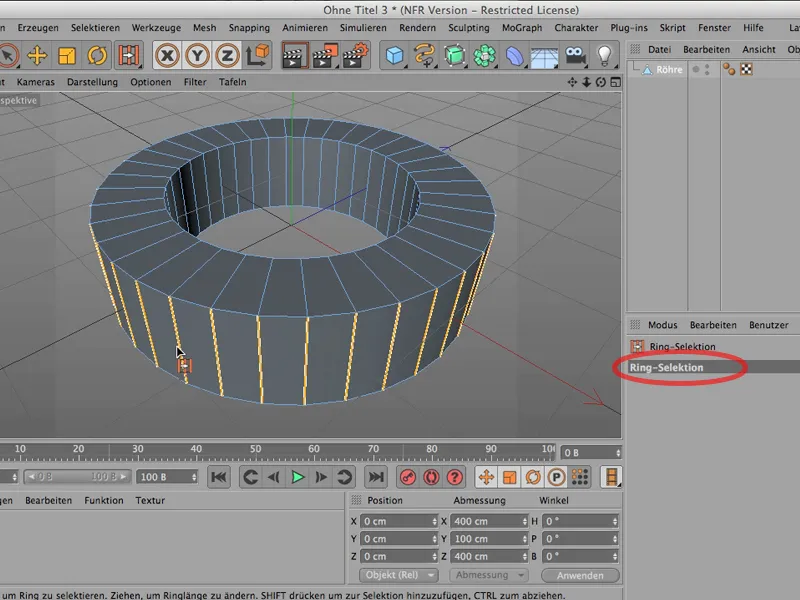 Ring or loop selection?