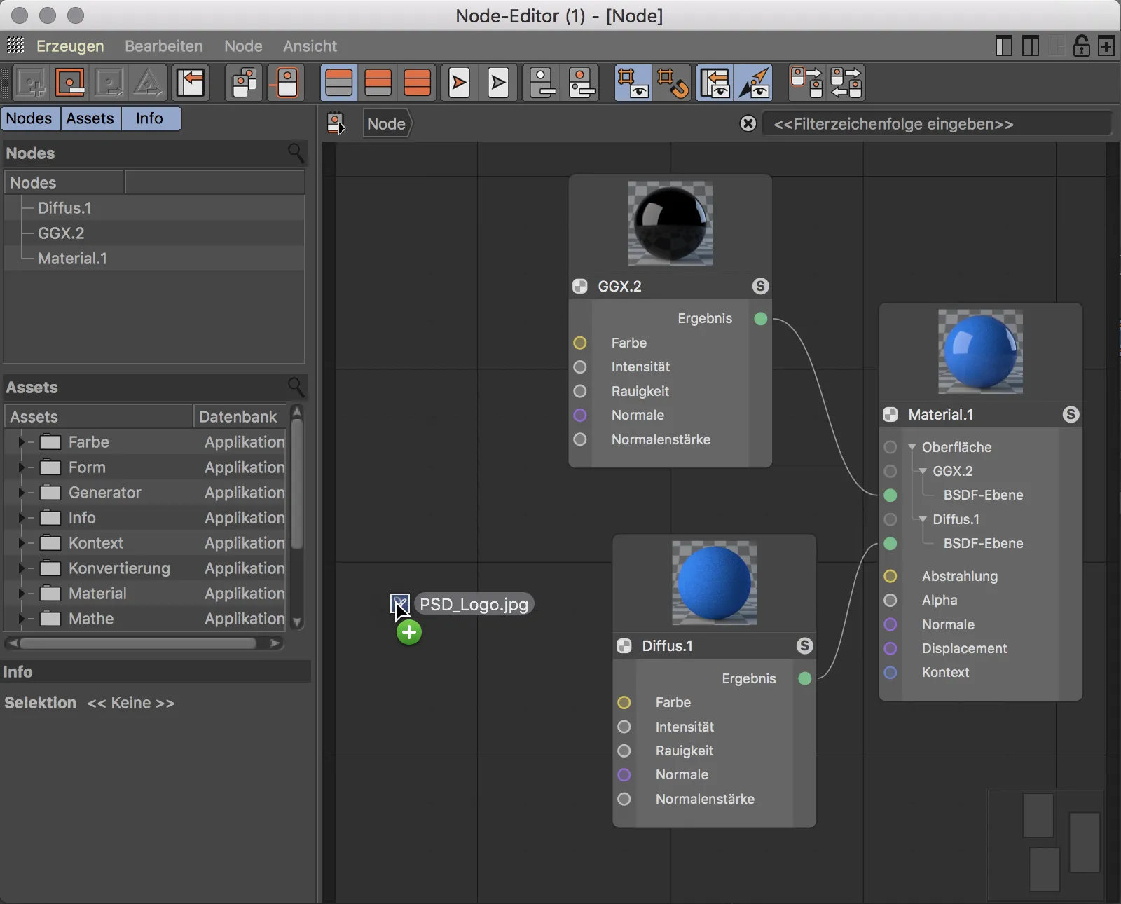 Yeni sürümde - Node tabanlı materyaller.