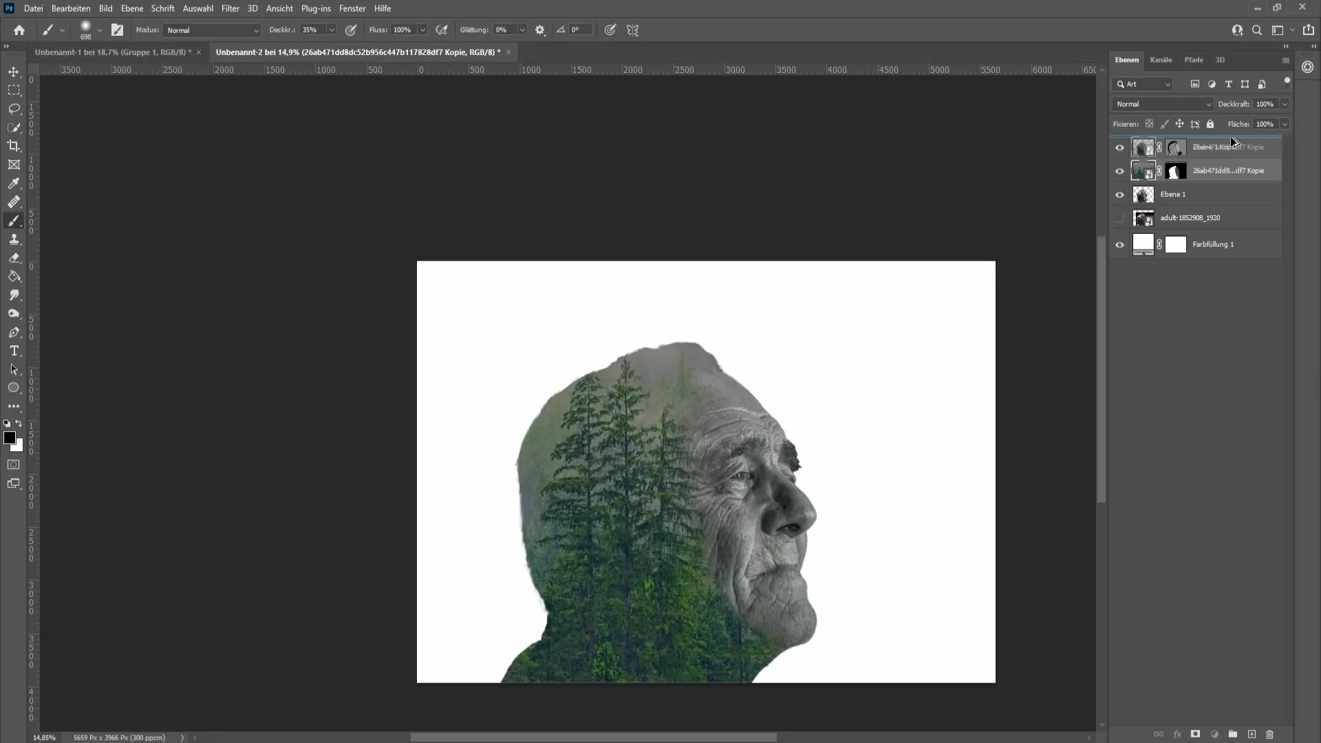 Panduan lengkap tentang efek double exposure di Photoshop