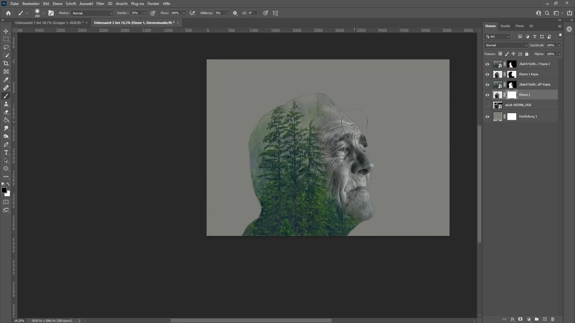 The ultimate guide for the double exposure effect in Photoshop