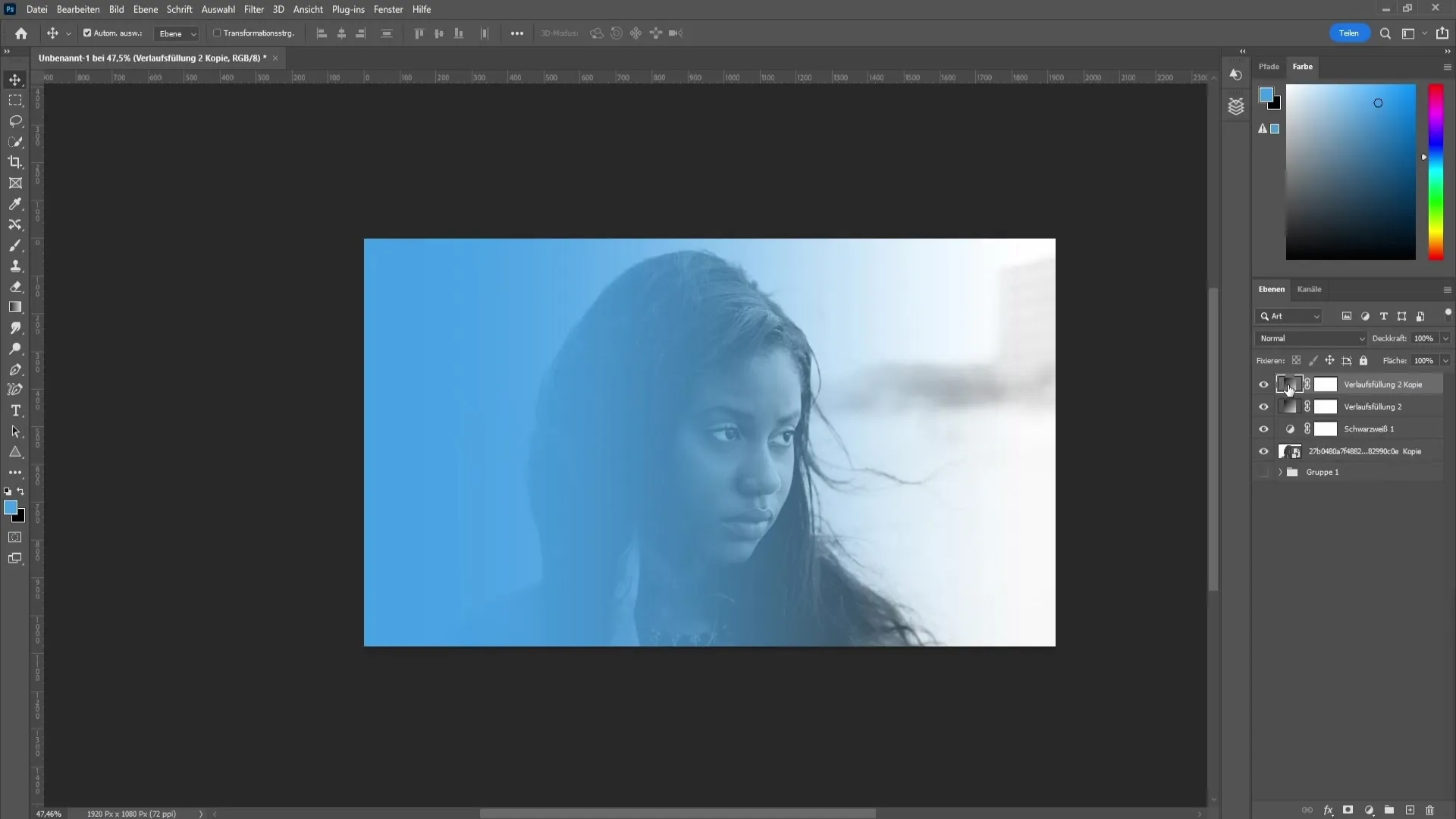 This is how you create an impressive dual-tone effect in Photoshop