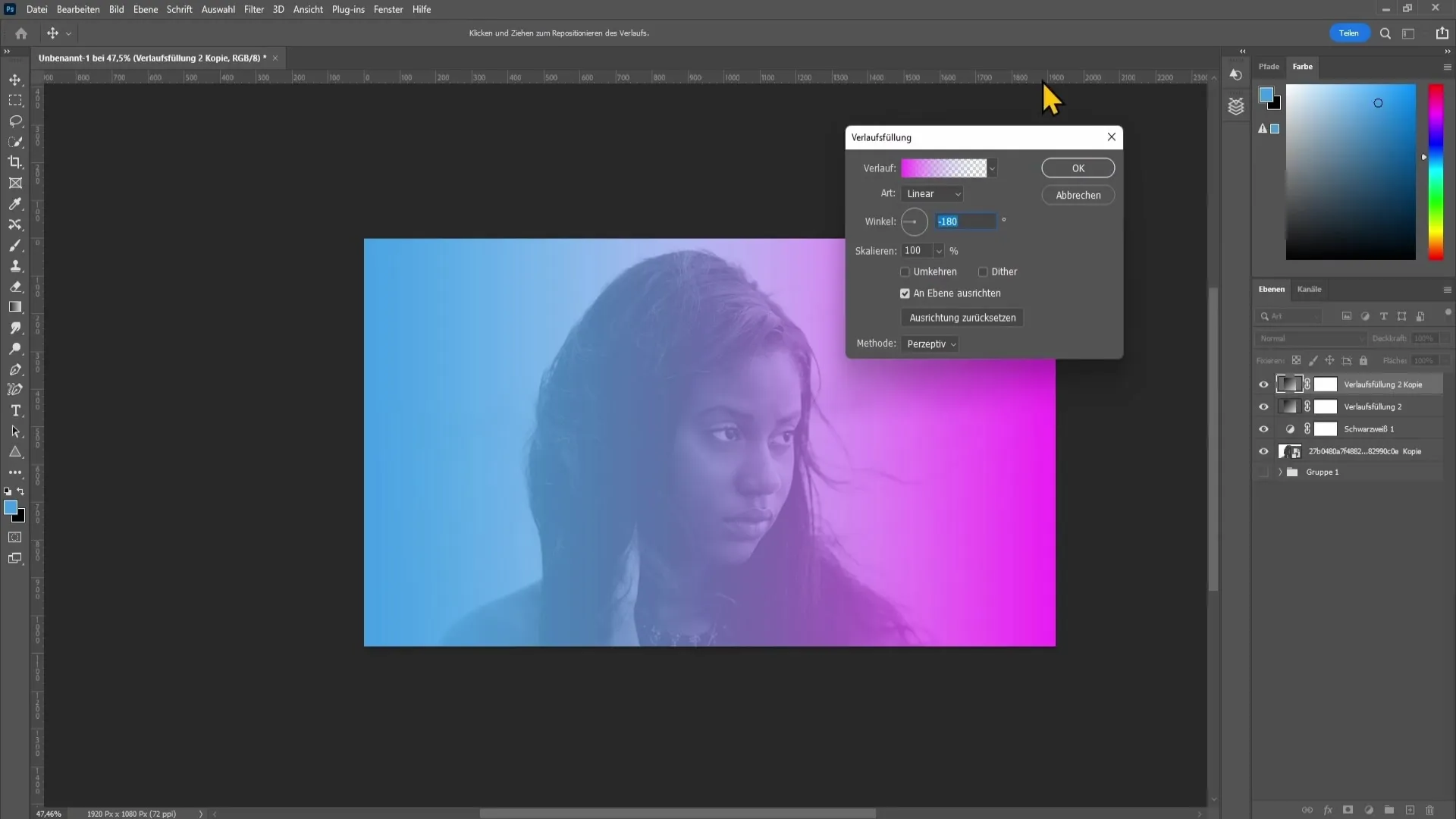 This is how you create an impressive dual-tone effect in Photoshop