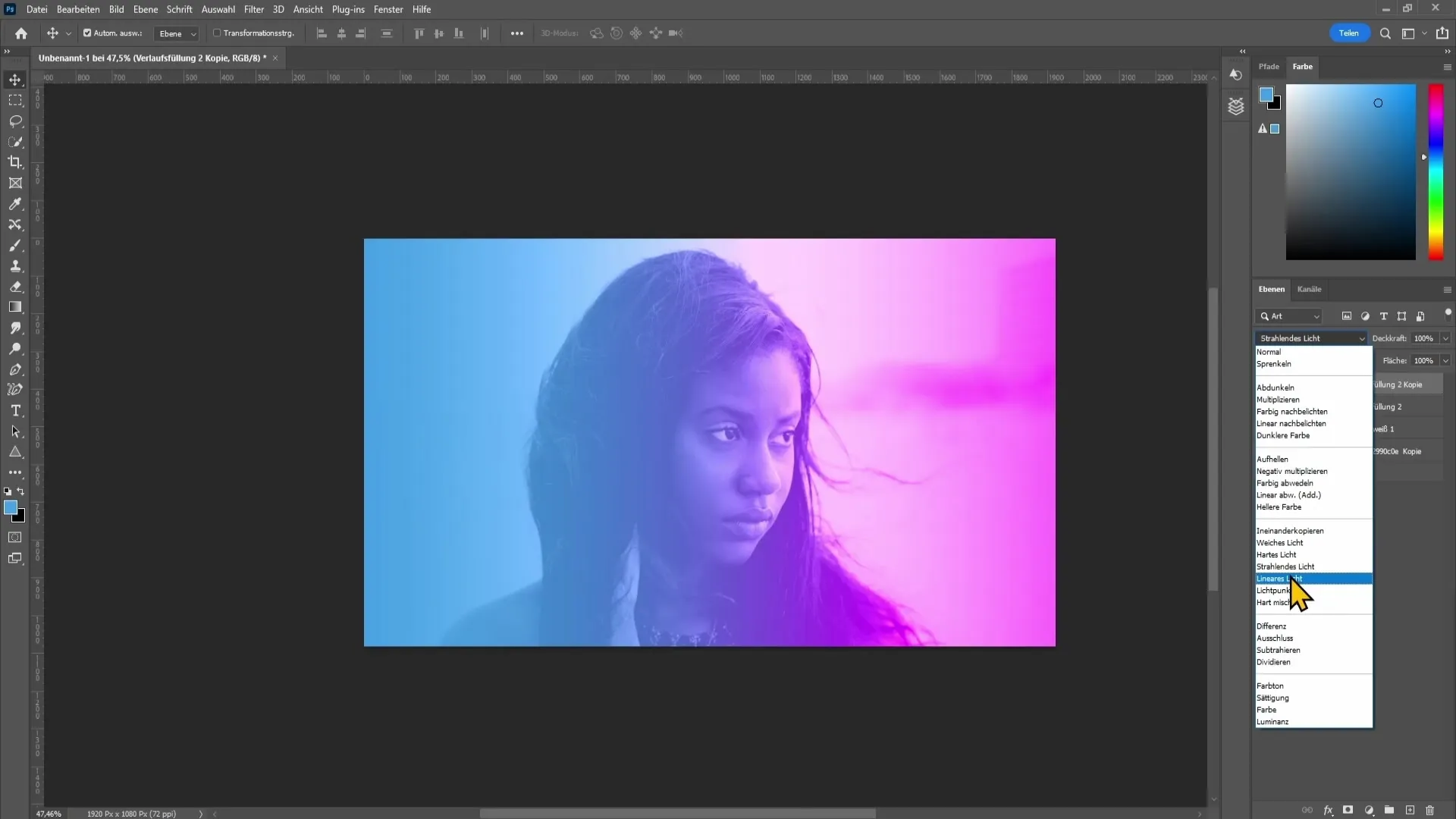 This is how you create an impressive dual-tone effect in Photoshop