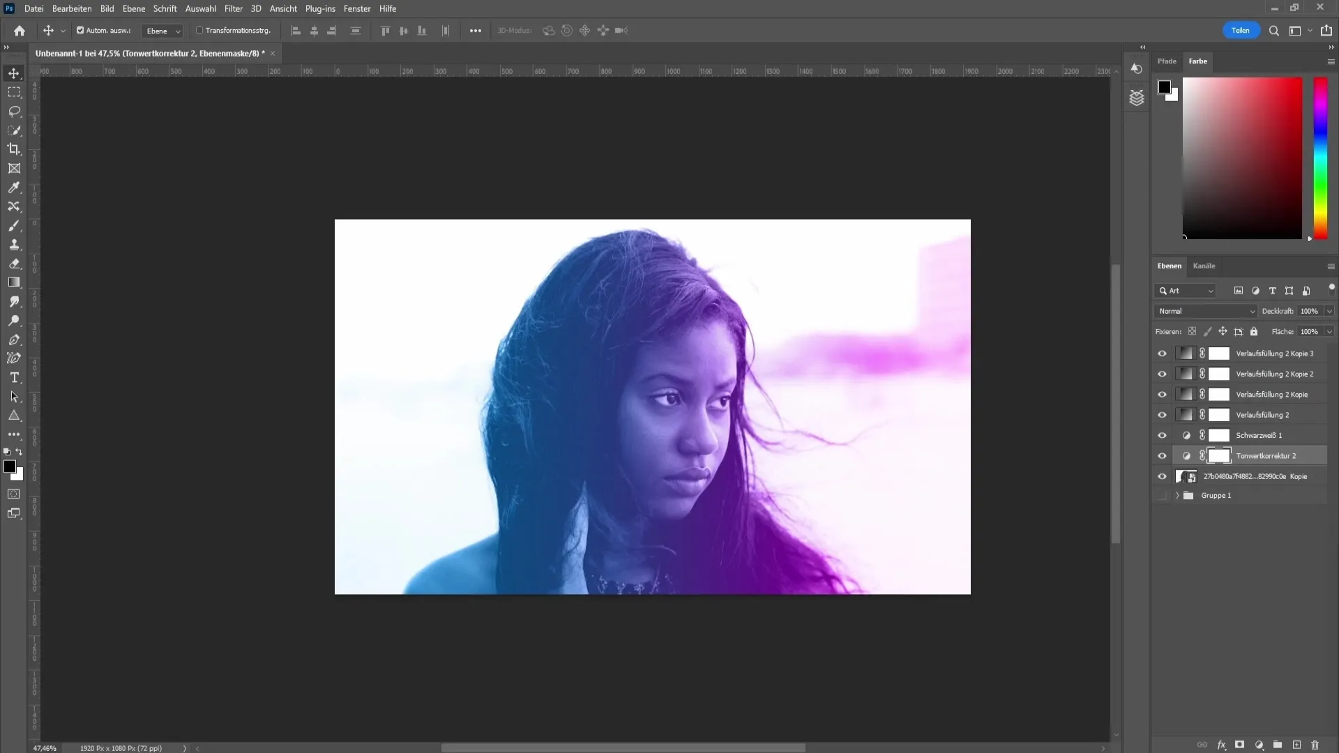 This is how you create an impressive dual-tone effect in Photoshop