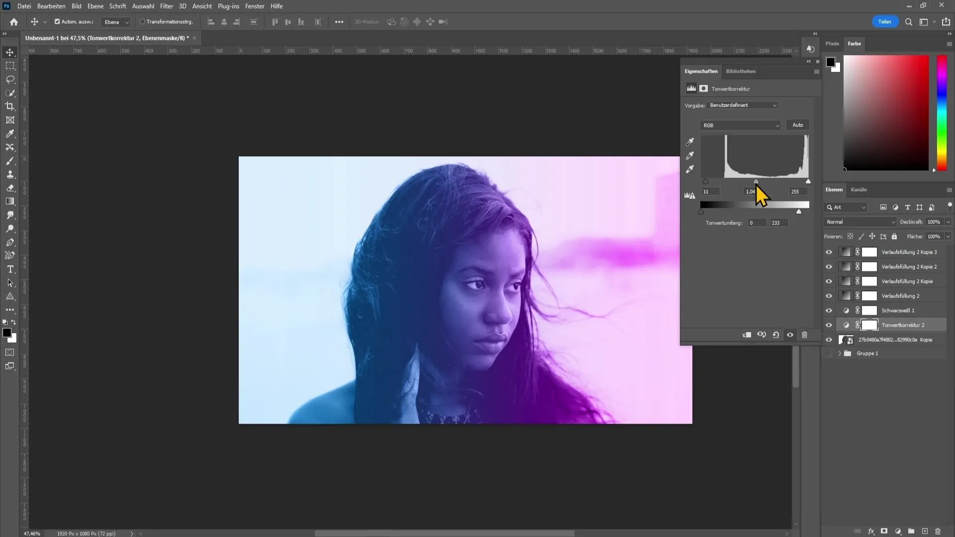 This is how you create an impressive dual-tone effect in Photoshop