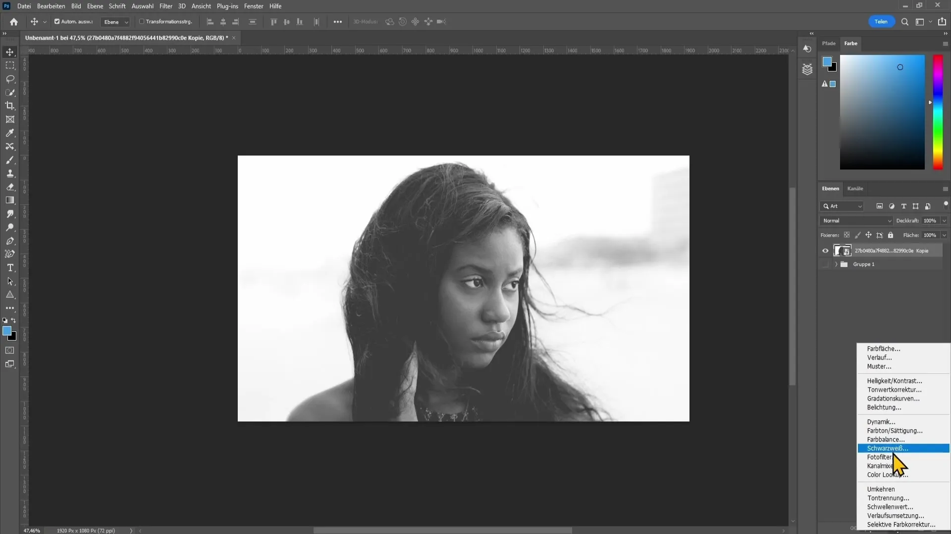 This is how you create an impressive dual-tone effect in Photoshop