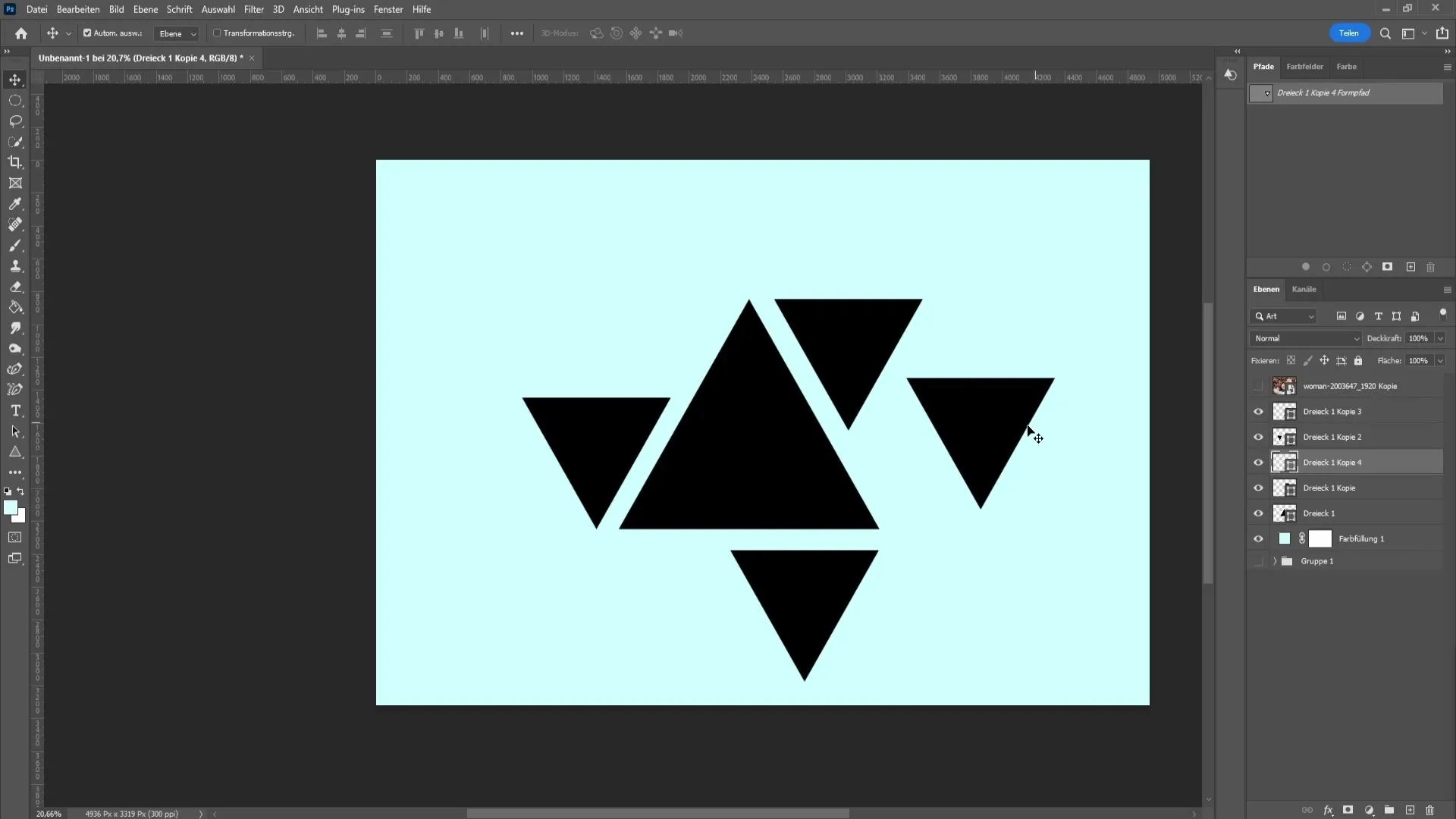 Create geometric effect in Photoshop