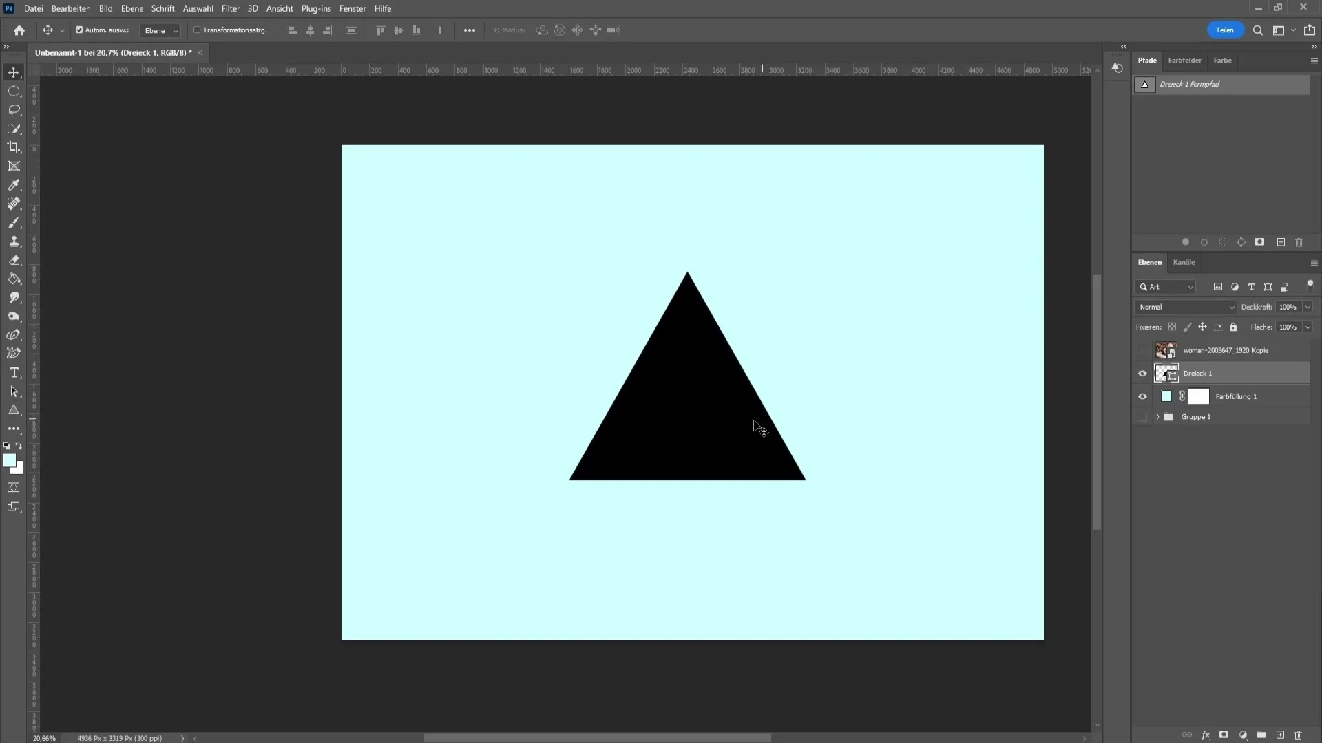 Create geometric effect in Photoshop