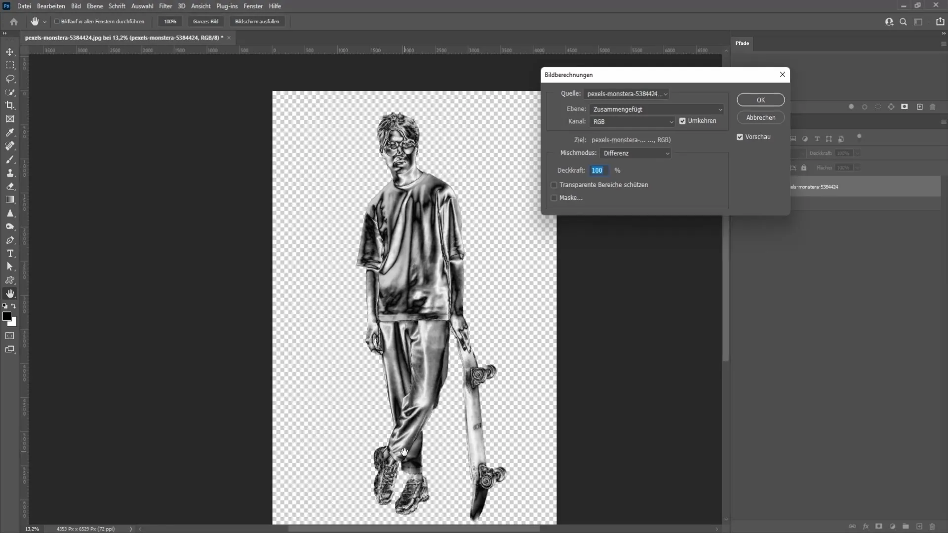 Create a golden statue in Photoshop - Step by step