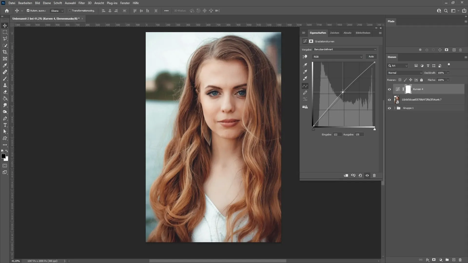 Creating a high-key effect in Photoshop