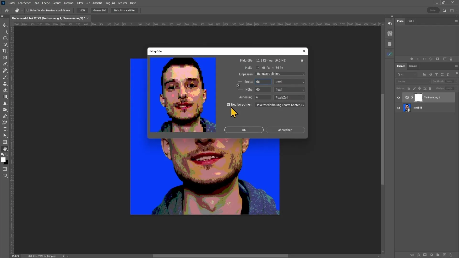 Creating pixel artwork easily - Here's how to succeed in digital art in Photoshop