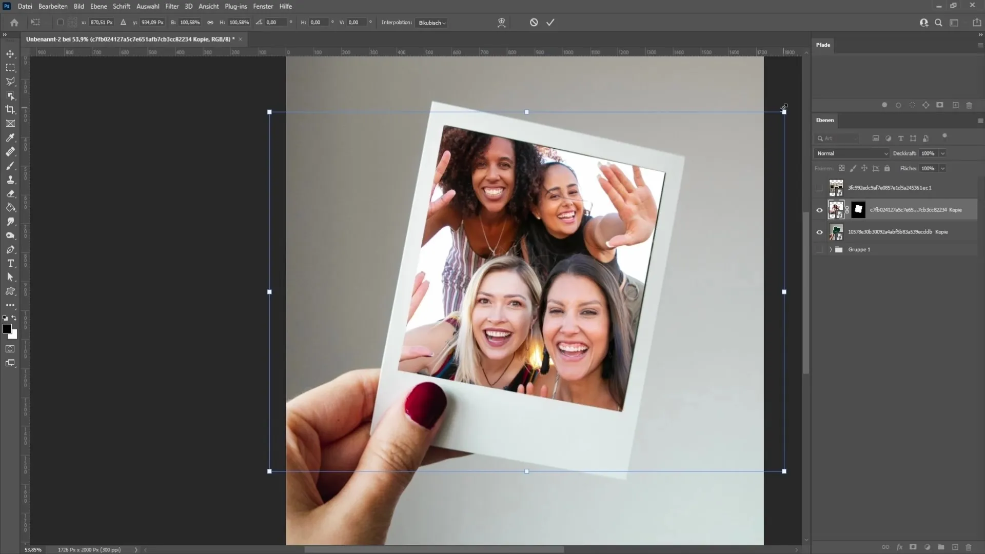 Create a creative Polaroid effect in Photoshop