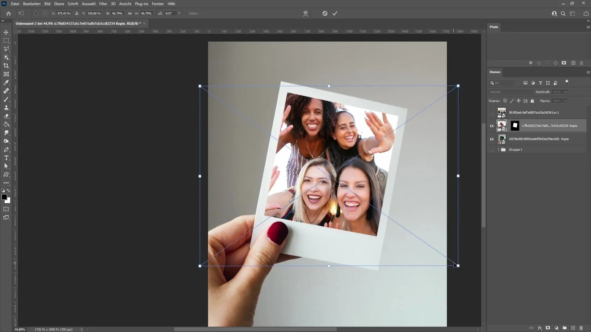 Create a creative Polaroid effect in Photoshop