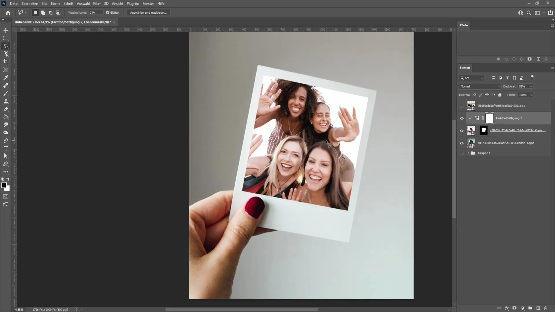 Create a creative Polaroid effect in Photoshop