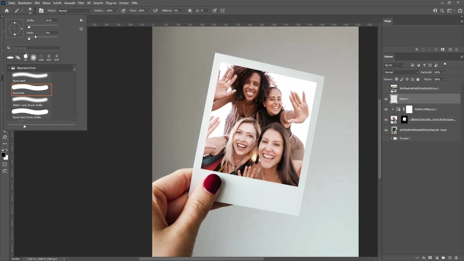 Create a creative Polaroid effect in Photoshop