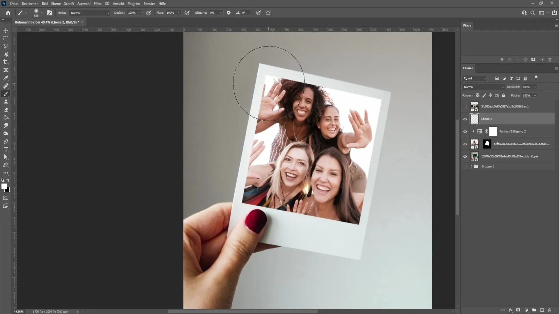 Create a creative polaroid effect in Photoshop