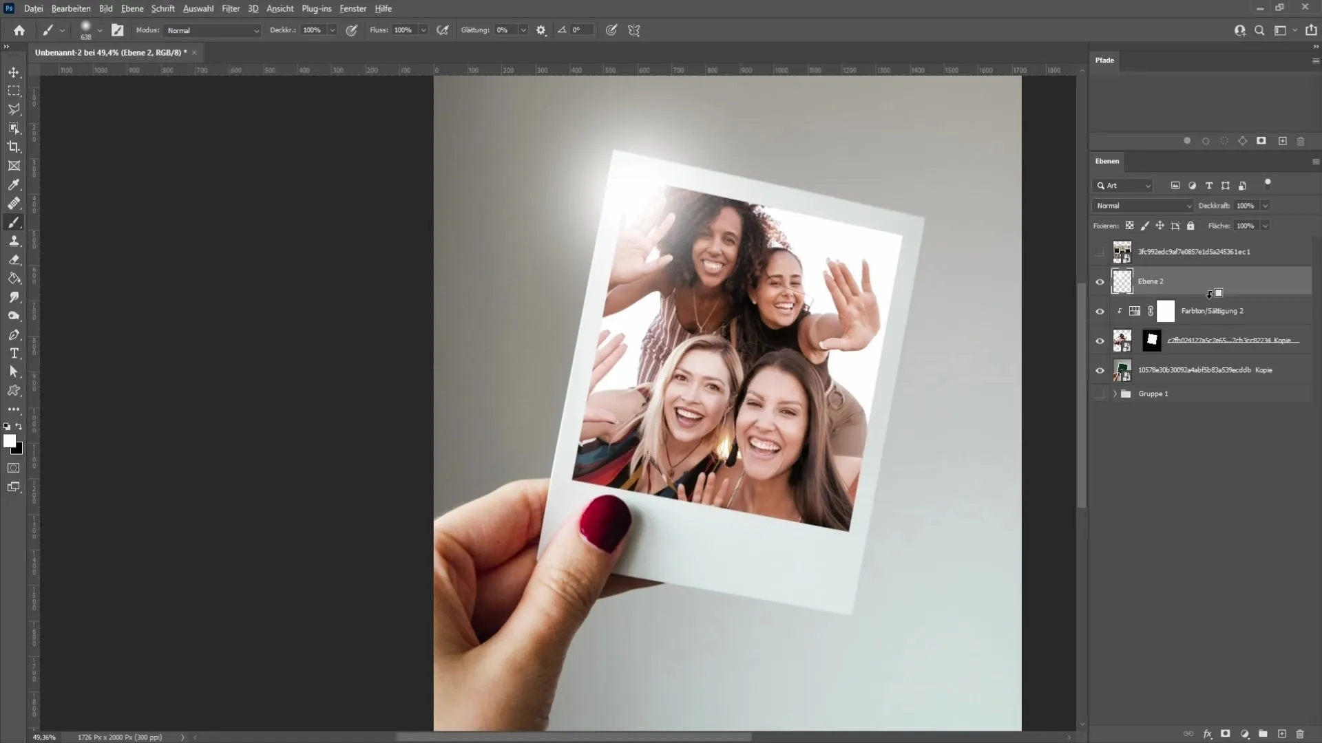 Create a creative Polaroid effect in Photoshop