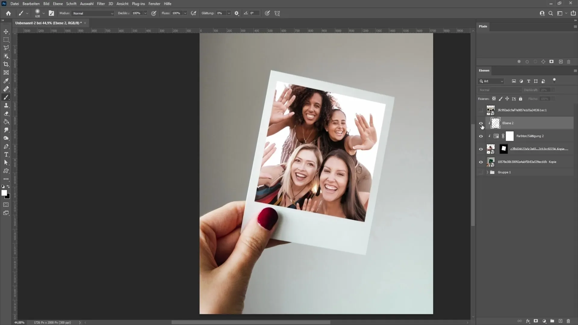 Create a creative Polaroid effect in Photoshop