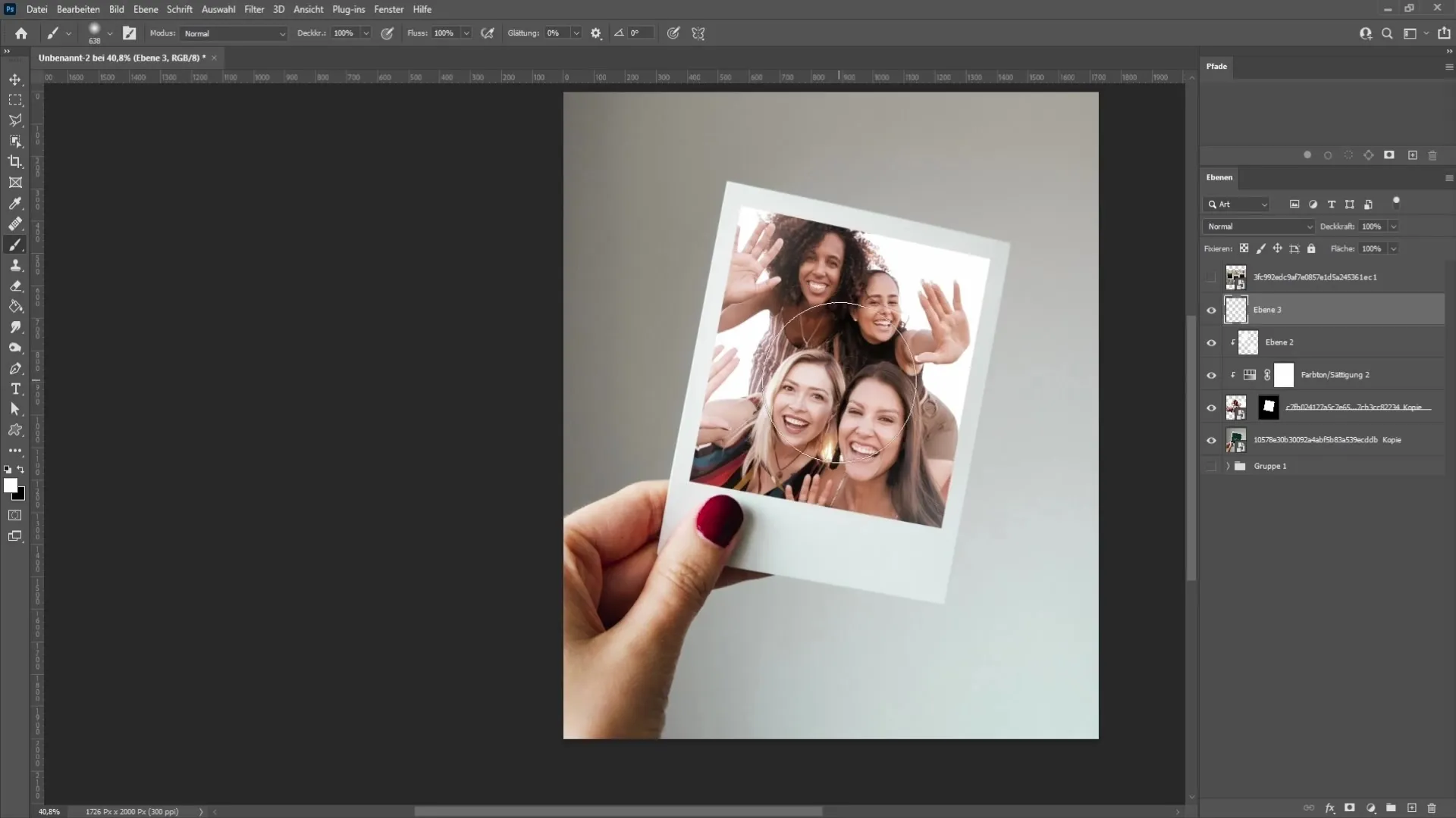 Create a creative Polaroid effect in Photoshop