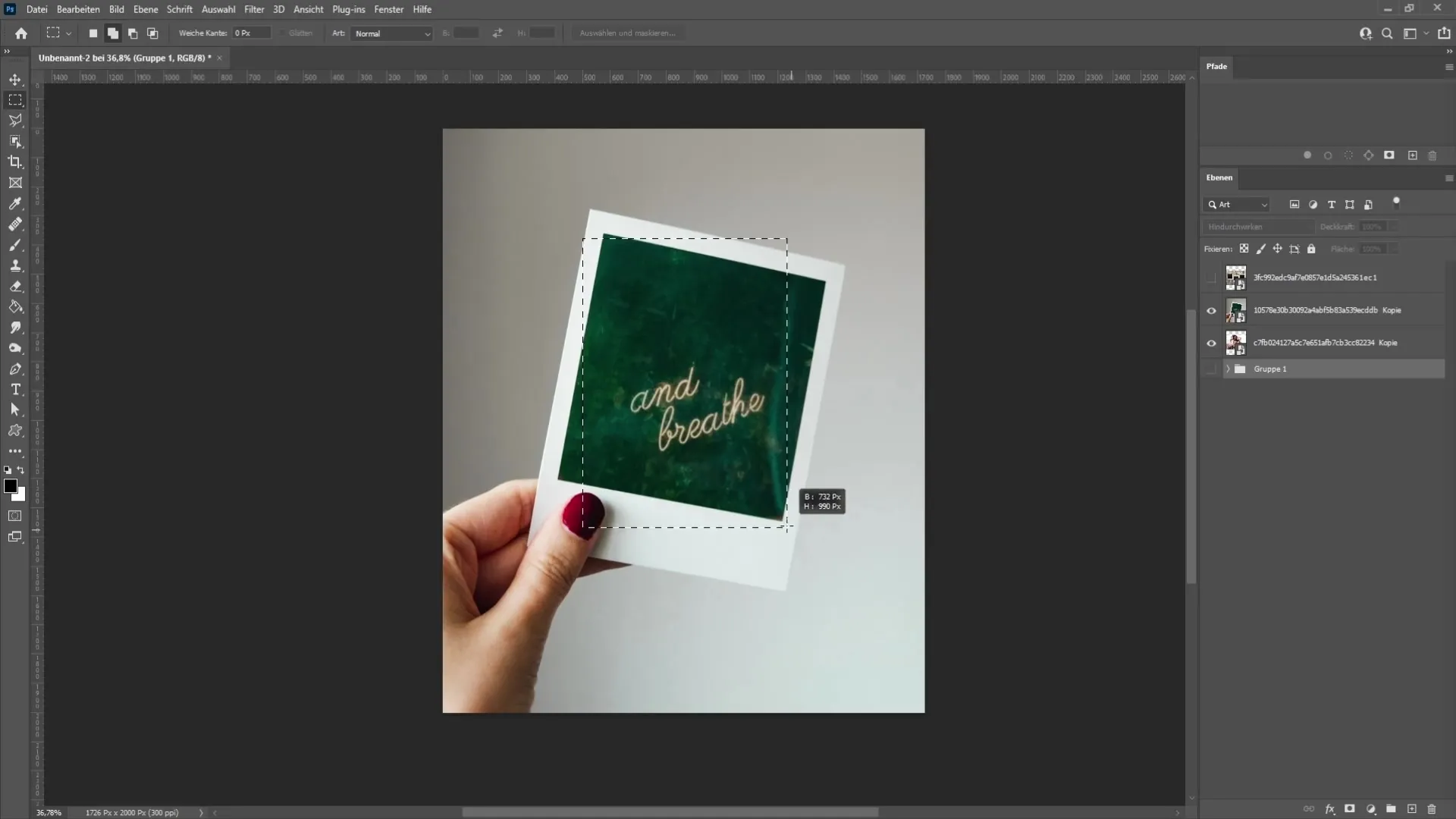 Create a creative Polaroid effect in Photoshop