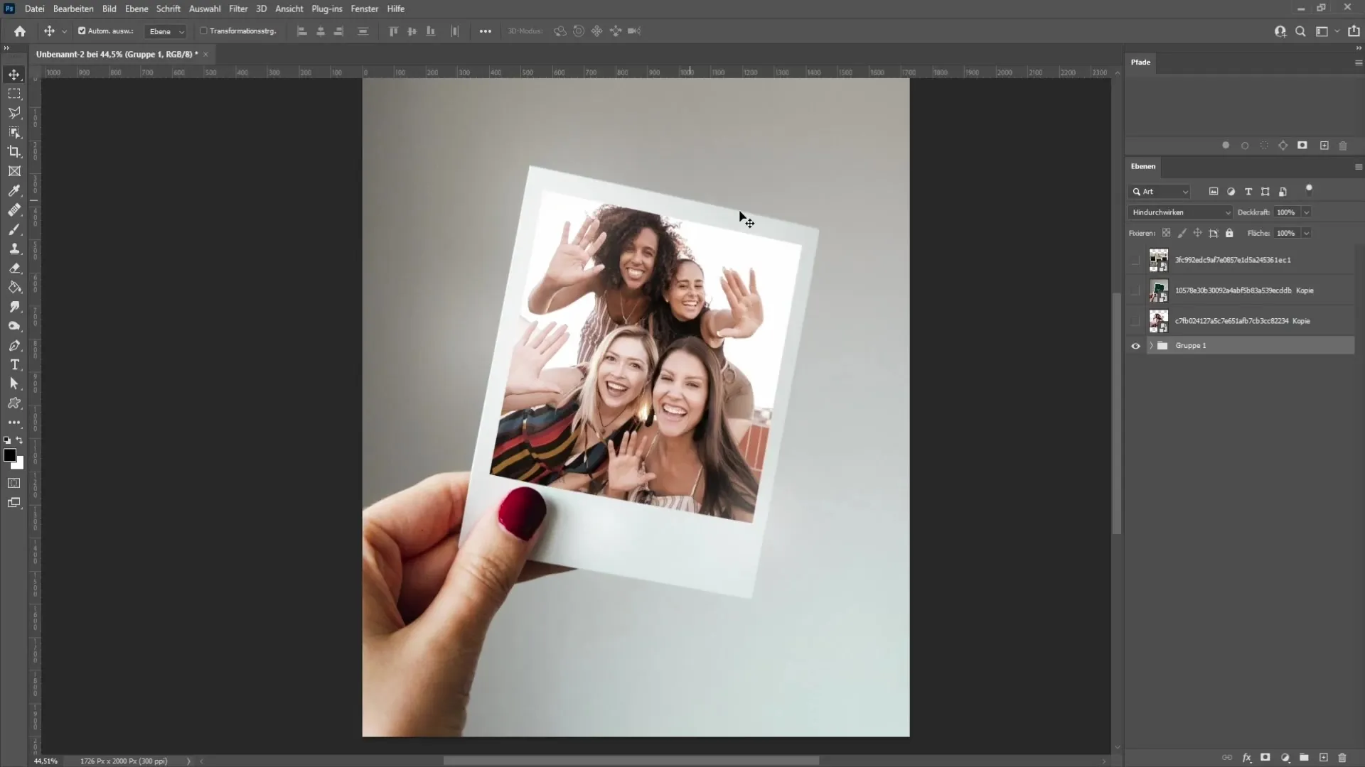 Create a creative Polaroid effect in Photoshop